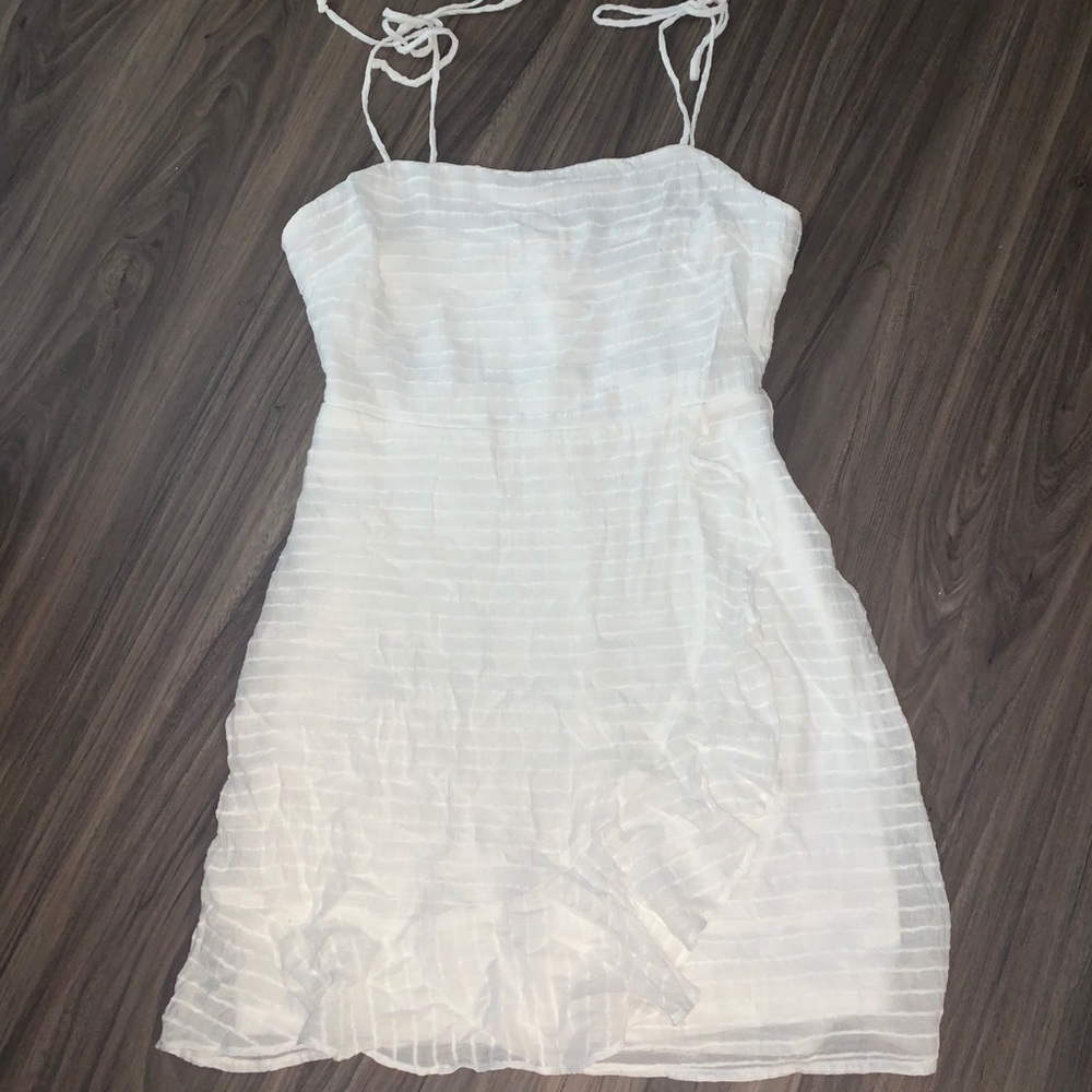 Cute white mini dress